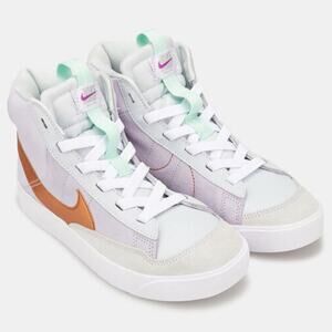 Nike Big Girls Blazer Mid '77 Casual Sneakers Barely Grape/Metallic‎ Copper 4.5Y